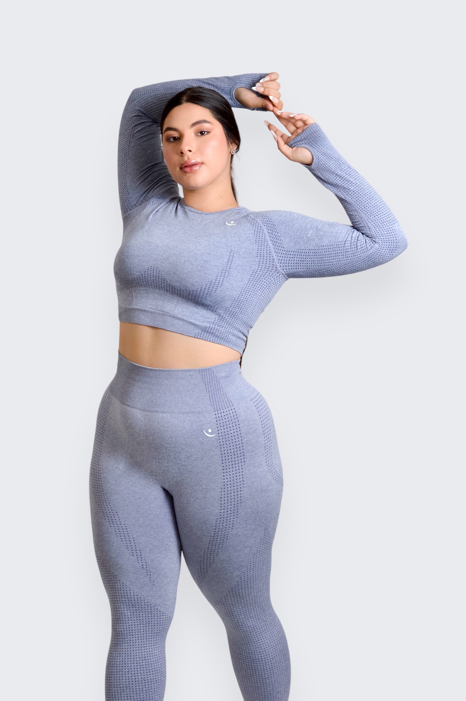 Baria Set Manches longues Legging Gris clair